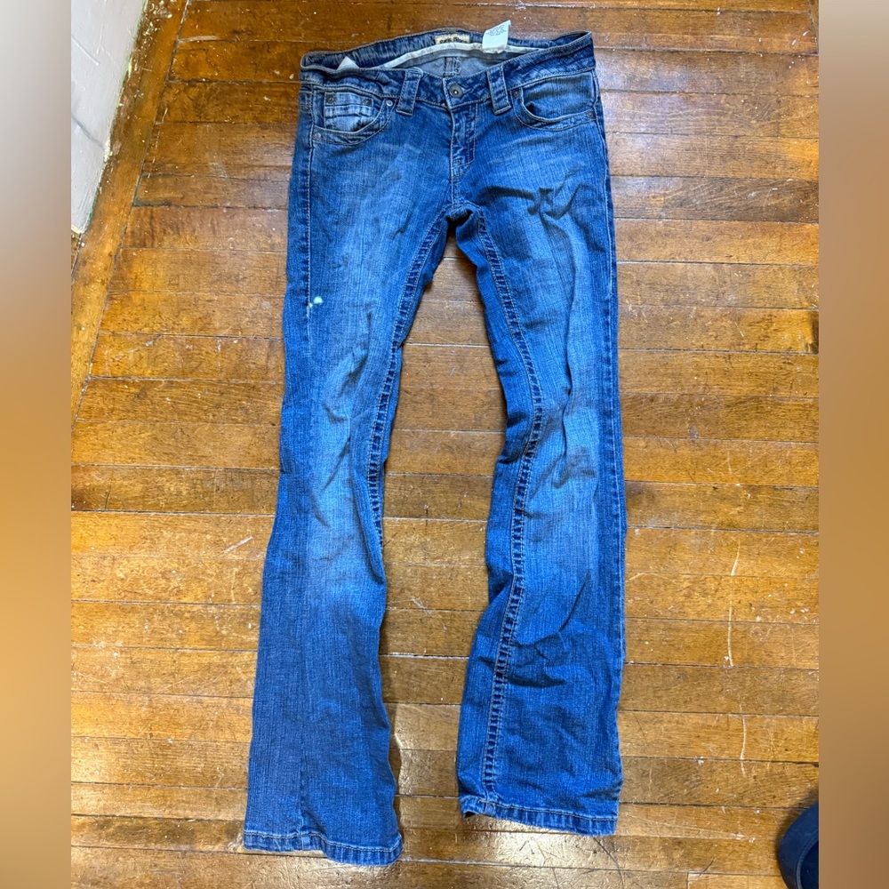 paris blues low rise flare jeans